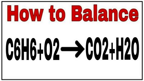 C6H6 O2 CO2 H2O Balanced 的图像结果