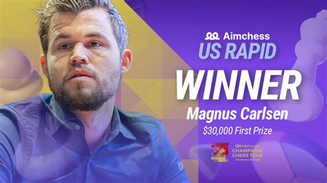 Magnus Carlsen wins Aimchess US Rapid with a dominant show - ChessBase ...