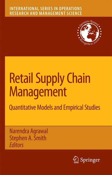 Buy Retail Supply Chain Management: Quantitative Models and Empirical ...
