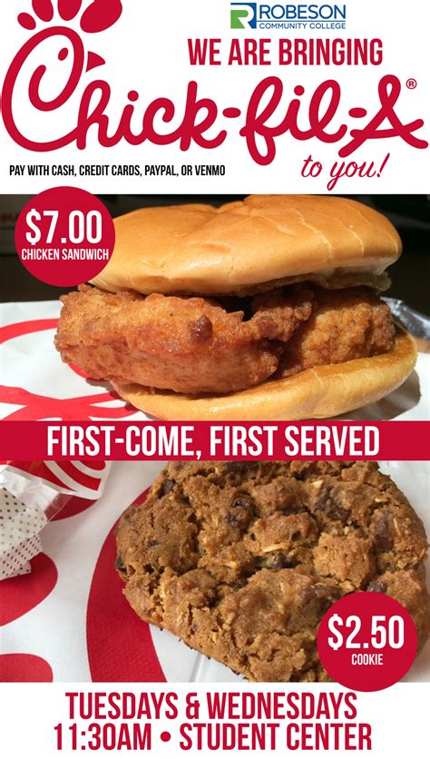 Starting Tuesday, RCC is bringing Chick-fil-A to you! | Robeson ...
