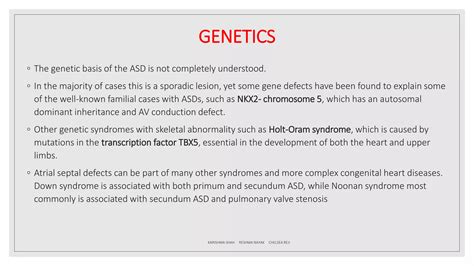 Atrial septal defect (ASD) | PPTX