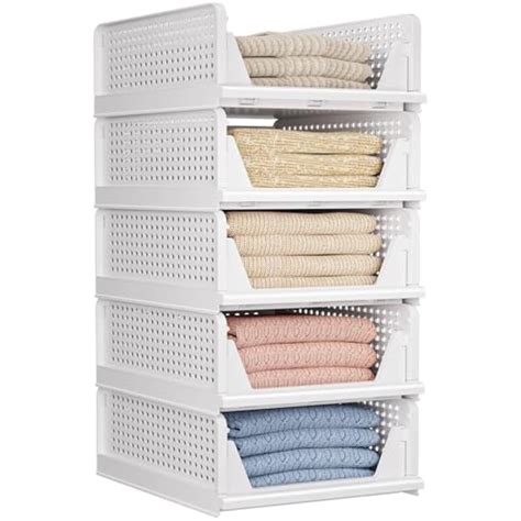 CTSNSLH 5 Pack Folding Closet Organizers Storage Box, India | Ubuy