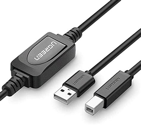 UGREEN USB 2.0 Active Printer Cable - 15m Long High-Speed Data Transfer ...