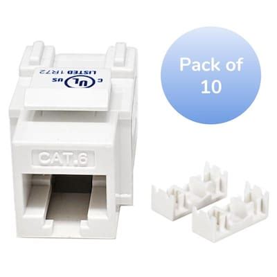 White Keystone Jack Voice & Data Connectors Near Me at Lowes.com