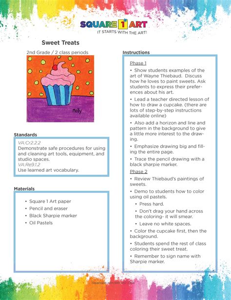 Pin by Square 1 Art on NEW LESSON PLANS - National Art Standards | Art ...