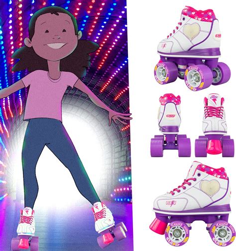 Buy Crazy Skates Flash Roller Skates for Boys - Light Up Skates with ...