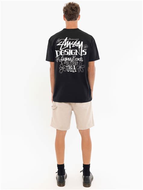 Stussy Laguna Beach Heavyweight T-Shirt Pigment Black