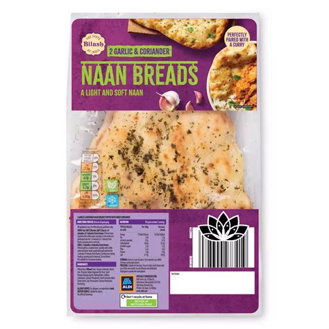 Garlic & Coriander Naan Breads | ALDI UK