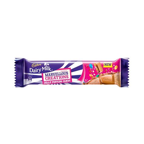 Cadbury Dairy Milk Marvellous Creations Jelly Popping Candy Chocolate ...