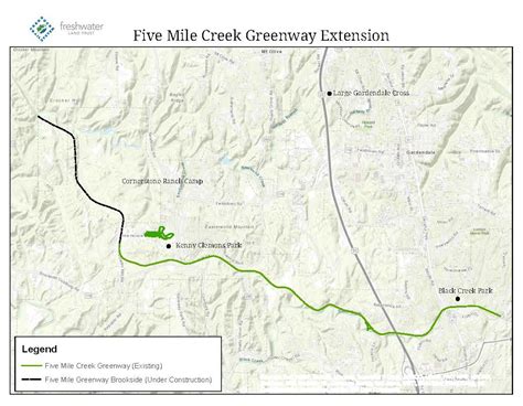 OPEN NOW: Extension of the Five Mile Creek Greenway makes it the ...