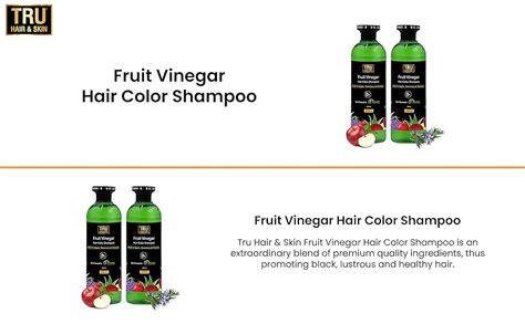 Buy TRU HAIR & SKIN Fruit Vinegar Gel Hair Color Natural Hair Color Dye ...