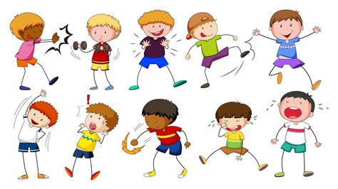 Different Types of Exercise Cartoon 的图像结果
