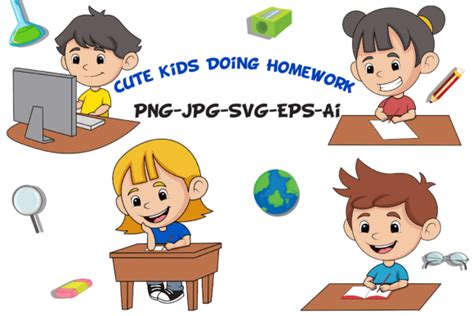 Doing Homework Cartoon 的图像结果