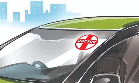 'No action against doctors who sport stickers related to profession on ...