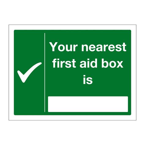 Image result for First Aid Location. Sign