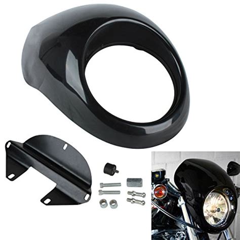 Xfmt Cafe Racer Style Drag Racing Front Headlight Fairing Cowl ...