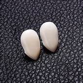 Vampire Fangs White Scary Costume Zombie Dentures Cosplay Costume ...