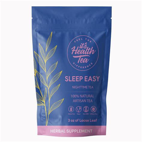 Sleep Easy Herbal Tea For A Good Nights Rest – It's Health Tea