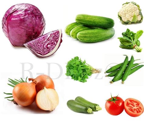 Combo of 9 Vegetables Seeds - Cabbage Red, Onion Waran, Cucumber ...