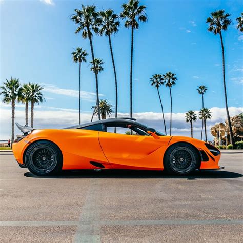 Orange Mclaren 720s - MV Forged | Bespoke Wheels