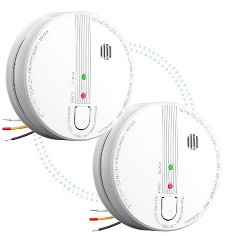 Smoke Detector Hardwired Interconnected Smoke Detectors Smoke Alarm ...