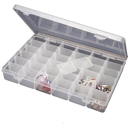Bulfyss 36 Grid Cells Plastic Multipurpose Jewelry Organizer Storage ...