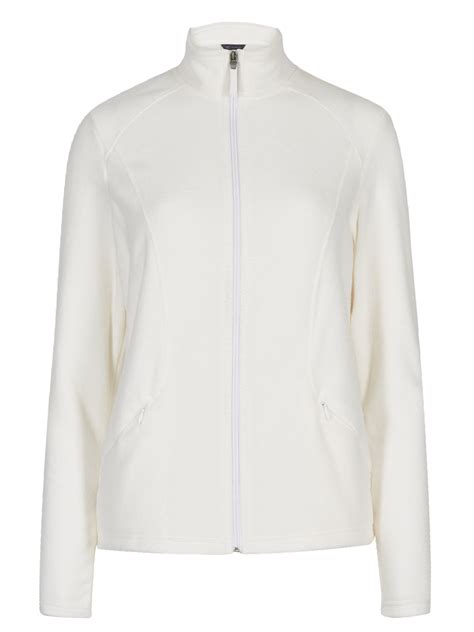 Plus Size White Fleece Jacket at Sara Huff blog