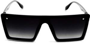 Buy Styloze Rectangular Sunglasses Black For Men & Women Online @ Best ...