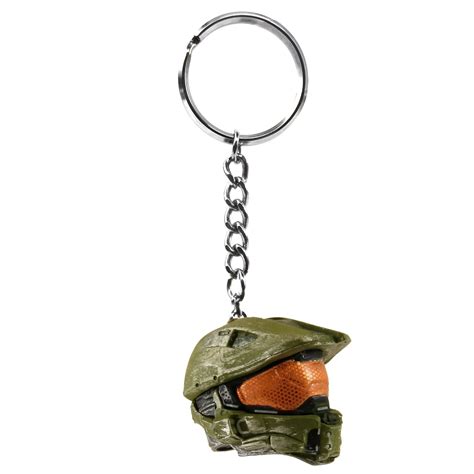 Crowded Coop Halo Master Chief Helmet Vinyl Keychain (Gold): Amazon.in ...