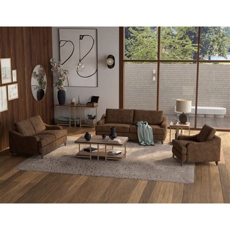 International Furniture Direct Alfa IUP635-LOV-212 Mid-Century Modern ...