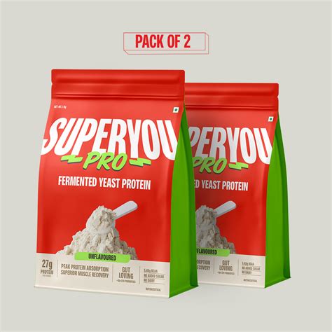 Unflavoured Fermented Yeast Protein - Pack of 2 – SuperYou