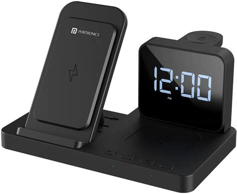 Portronics Bella 15W Wireless Charging Station for Mobile, Earbuds ...