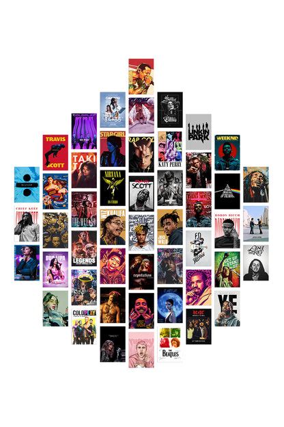 50 Epic Music Collage Set | Posterized.in