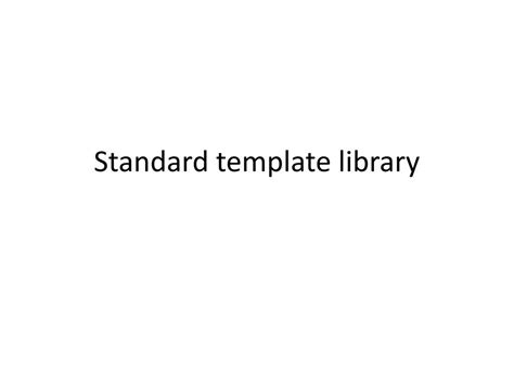 Standard Template Library Containers 的图像结果