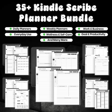 35+ Kindle Scribe Planner Template Bundle – CreativeRino