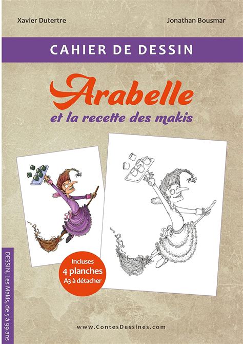 Cahier de dessin : Arabelle et la recette des makis: Carnet de dessin ...