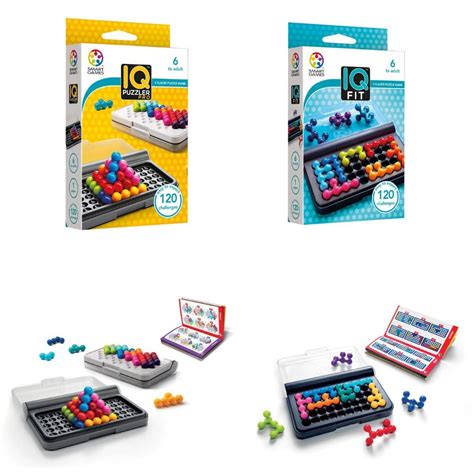 SmartGames IQ Bundles 3D Series, IQ Puzzler Pro IQ Fit 240 Challenges ...