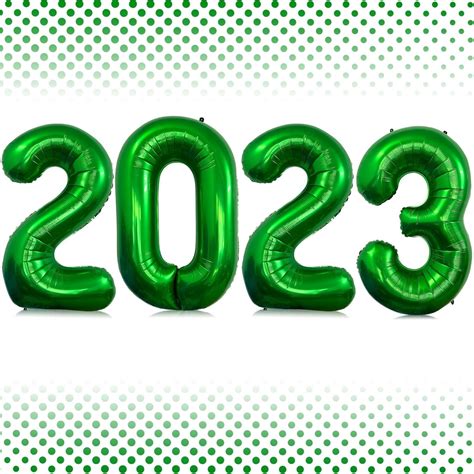 Buy 40 Inch Dark Green Number 2023 Balloon Big Large Size Giant Jumbo ...