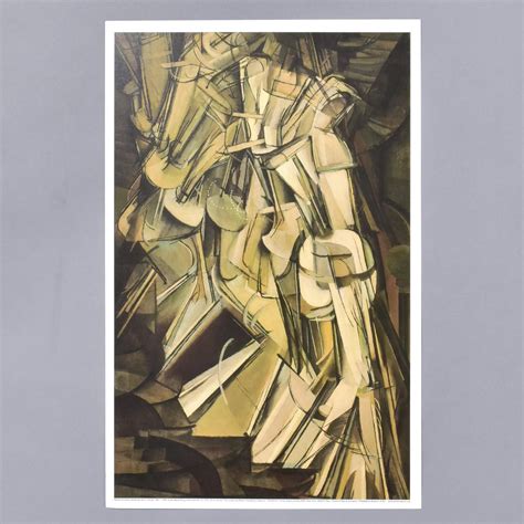 Marcel Duchamp Nude Descending a Staircase (No. 2) Magnet ...