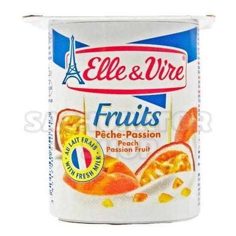 Jual Yogurt buah Markisa Ele Elle & Vire Fruits Peach Passion Fruit ...