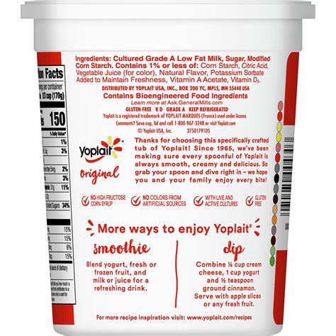 Yoplait Original Strawberry Yogurt - 32oz 32 oz | Shipt
