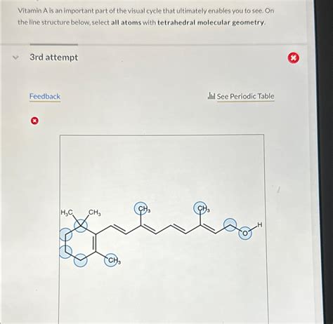Solved Vitamin A is an important part of the visual cycle | Chegg.com