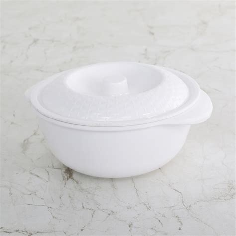 Buy Meadows-Siena Solid Serving Bowl with Lid from Home Centre at just ...
