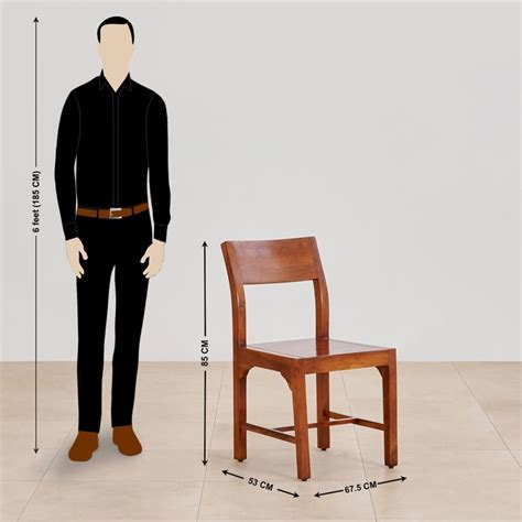 Buy (Refurbished) Nico Set of 2 Sheesham Wood Dining Chairs - Brown ...