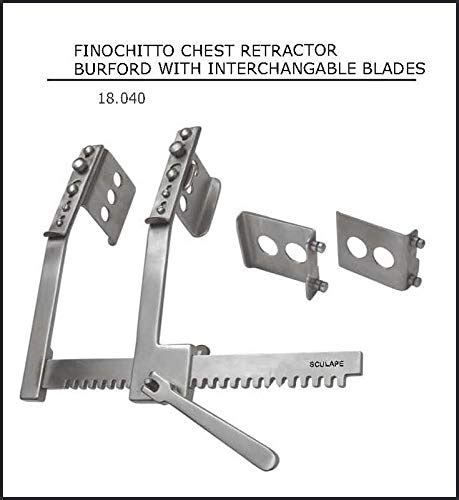 Sculape Finochitto chest retractor burford with interchangable blades ...