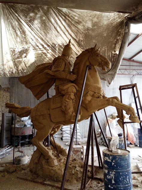 骑马像|纯艺术|雕塑|绿鲤鱼与驴1 - 原创作品 - 站酷 (ZCOOL)