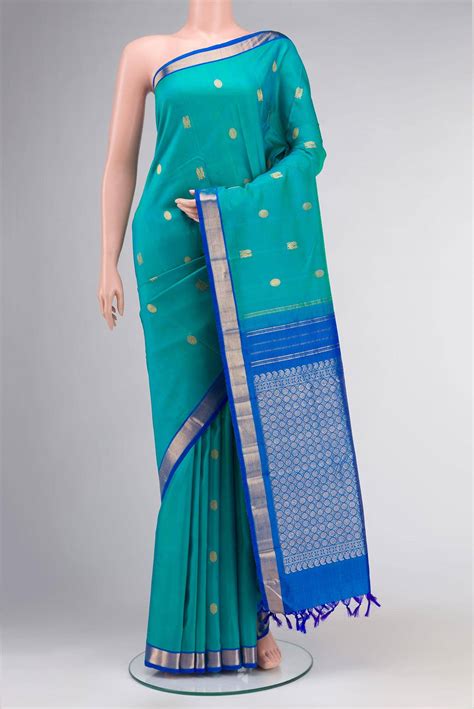 Blue Kanchipuram Silk Saree – Nalli Silk Sarees Pvt Ltd