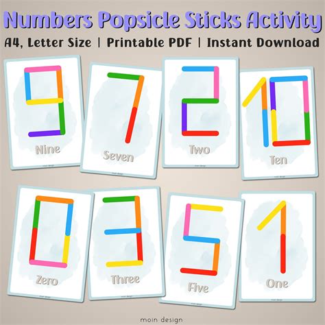 Image result for Numbers Popsicles