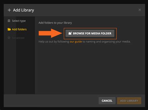 Add Library to Plex Server 的图像结果