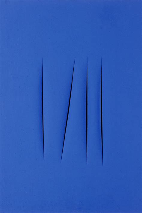 Lucio Fontana. Concetto spaziale, attese, c. 1965. Fundació Francisco ...